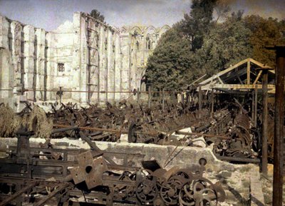 The Ruins of the Factory and the Abbey of Notre-Dame d